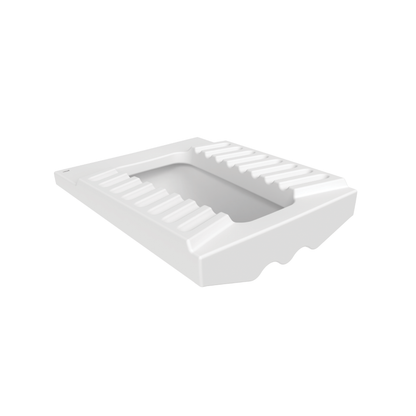CREAVIT HURK WC - GROND WC - GESLOTEN RAND - 48,5X20X58,5 CM - GLANZEND WIT
