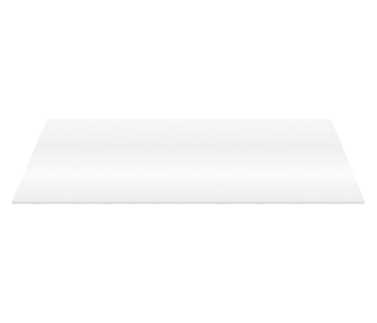ALONI WASTAFELTABLET MDF (118.4X45.5X2.6 CM) - GLANZEND WIT