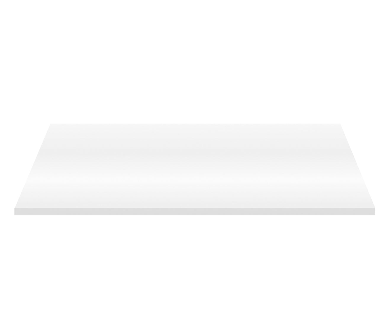 Glanzend wit / 152.4X45.5X2.6 cm