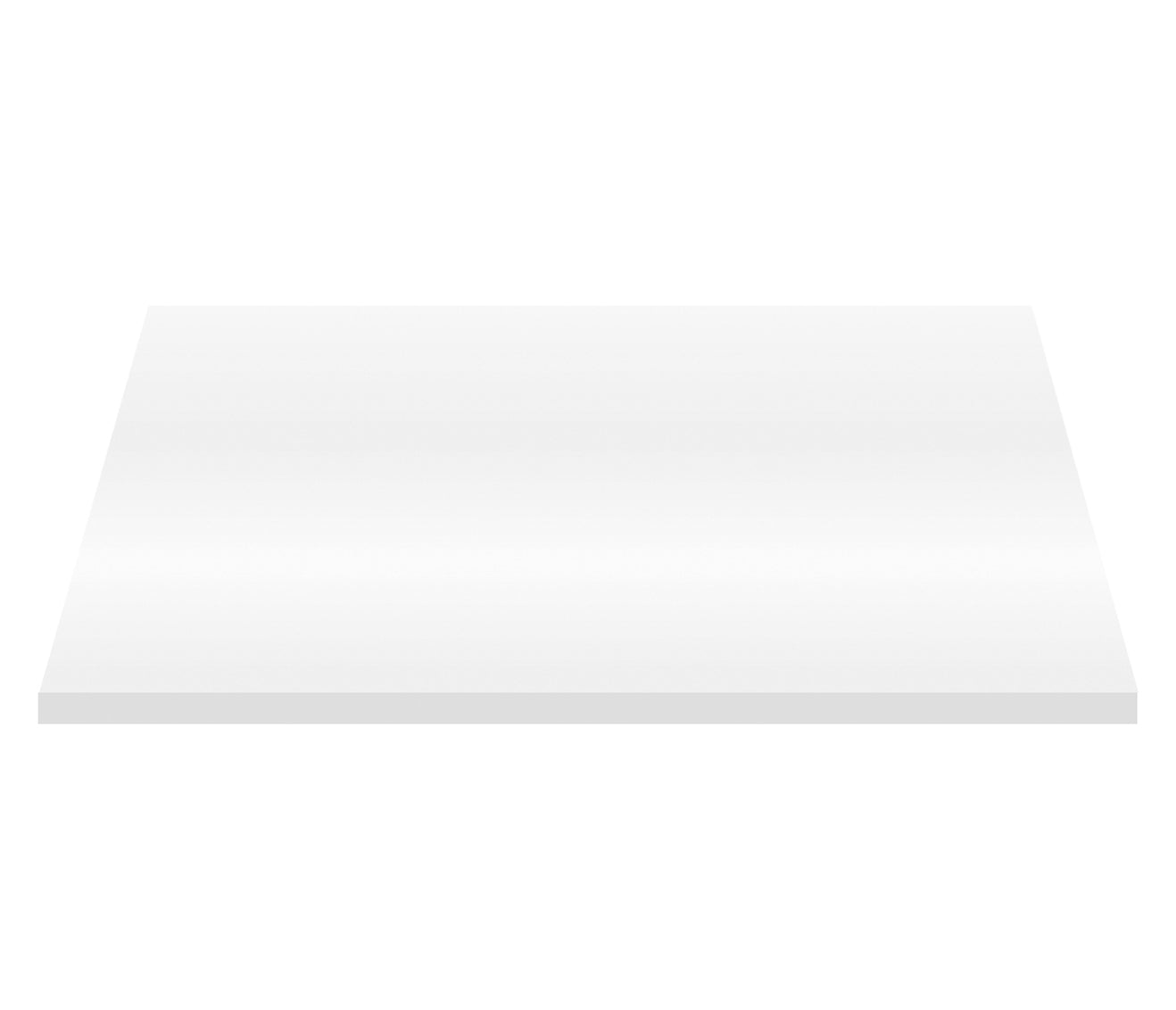 Glanzend wit / 76.4X45.5X2.6 cm