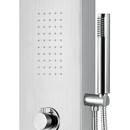 ALONI THERMOSTATISCHE DOUCHEPANEEL MAT CHROOM