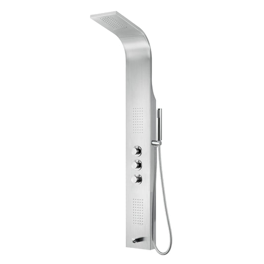 ALONI THERMOSTATISCHE DOUCHEPANEEL MAT CHROOM